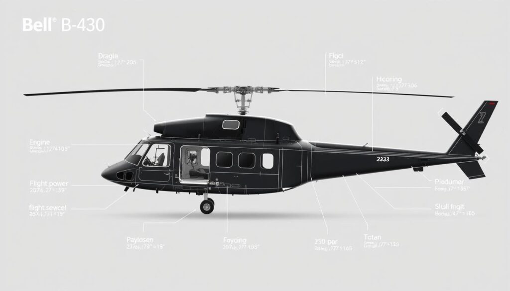 B-430 specifications for bell helicopter