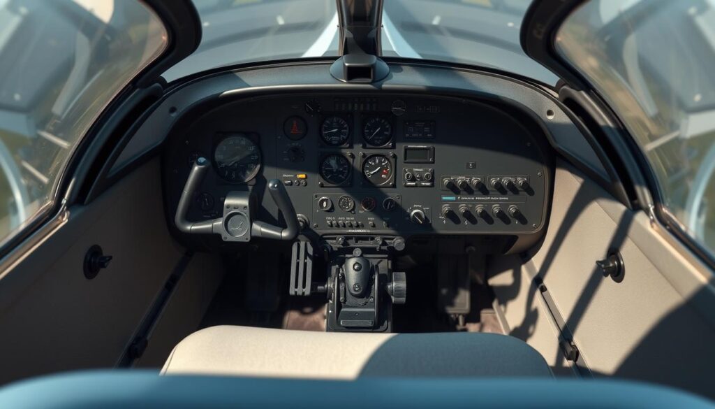 GROB G-109 Ranger cockpit features