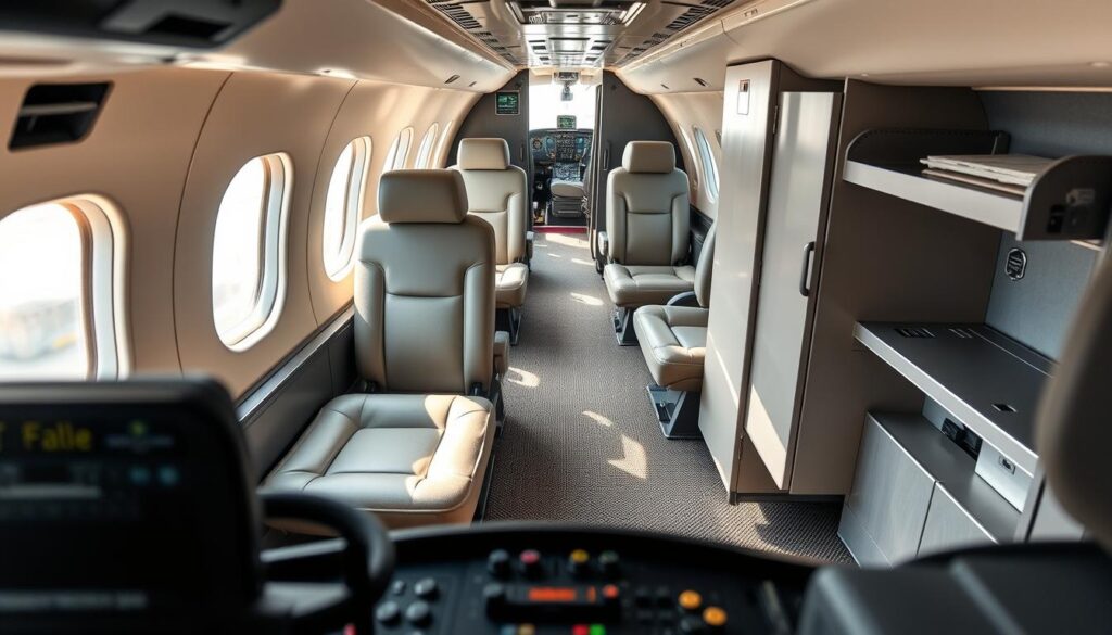 LET L-410 cabin features